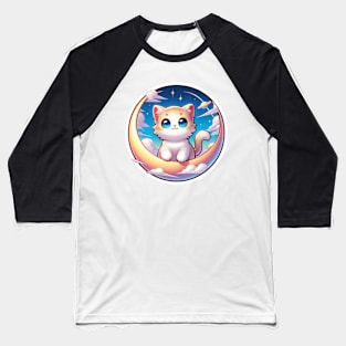 cat portrait t-shirt Baseball T-Shirt